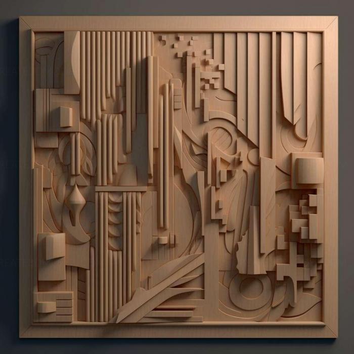 نموذج ثلاثي الأبعاد لآلة CNC 3D Art 